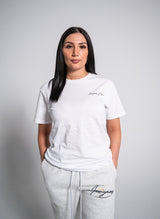 Meaningful white t-shirt