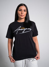 Black Anonymous T shirt