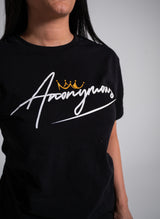 Black Anonymous T shirt