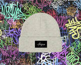 Womans grey beanie