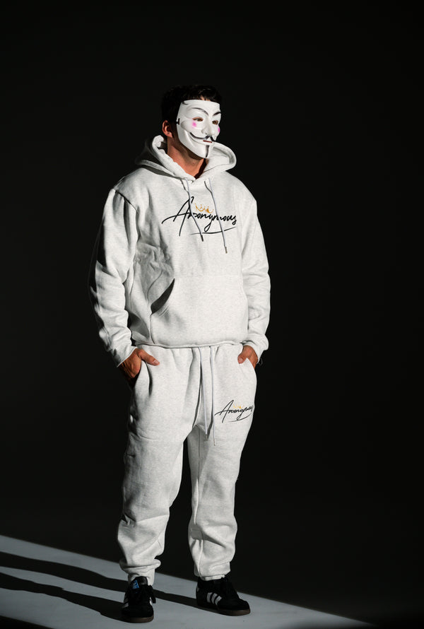 Light Grey Anonymous Men's jumper