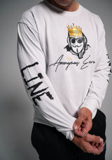 White Long sleeve front line shirt