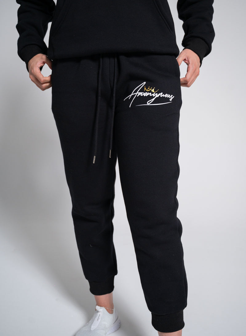 Oversize Women black trackies