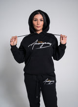 Black Anonymous Womans Jumper