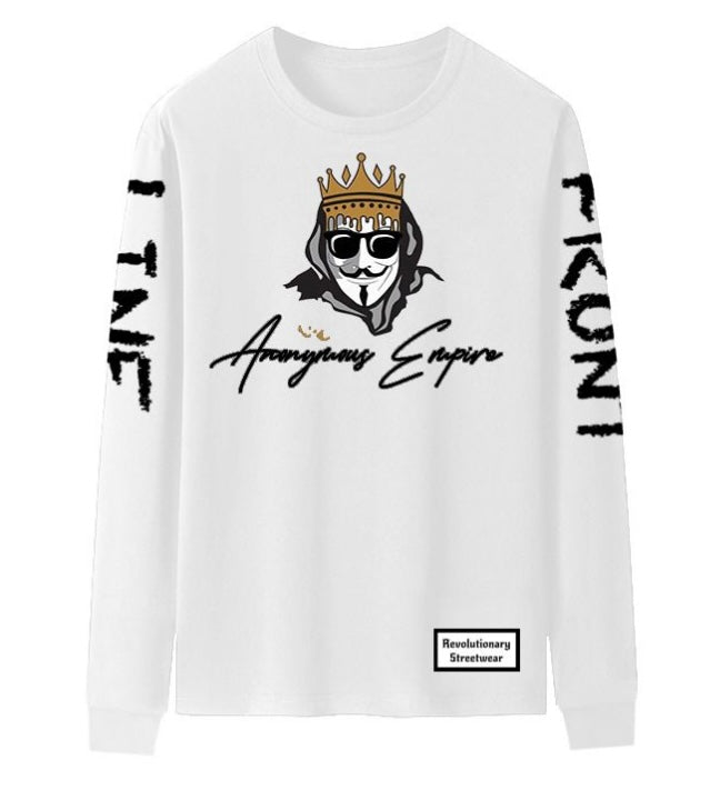 White Long sleeve front line shirt